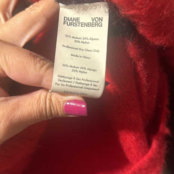 Alpaca oversized sweater DVF - Picture 3 of 4